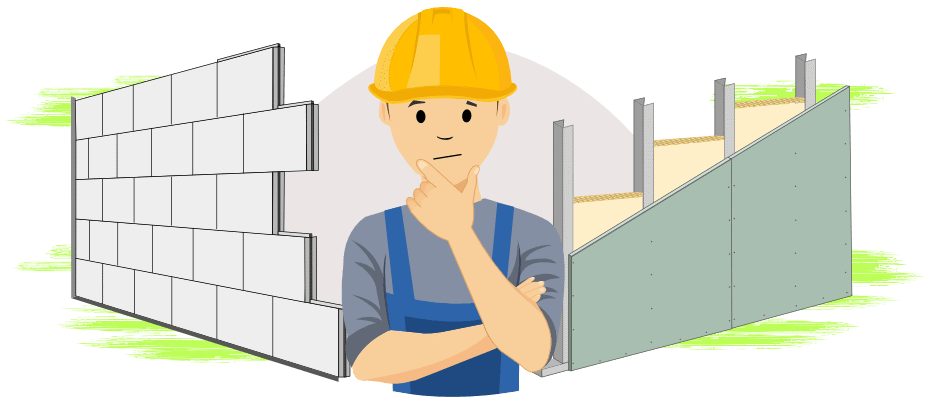 Gipskarton, Gips-Wandbauplatte, Gipsfaserplatte…?