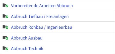 Abbrucharbeiten